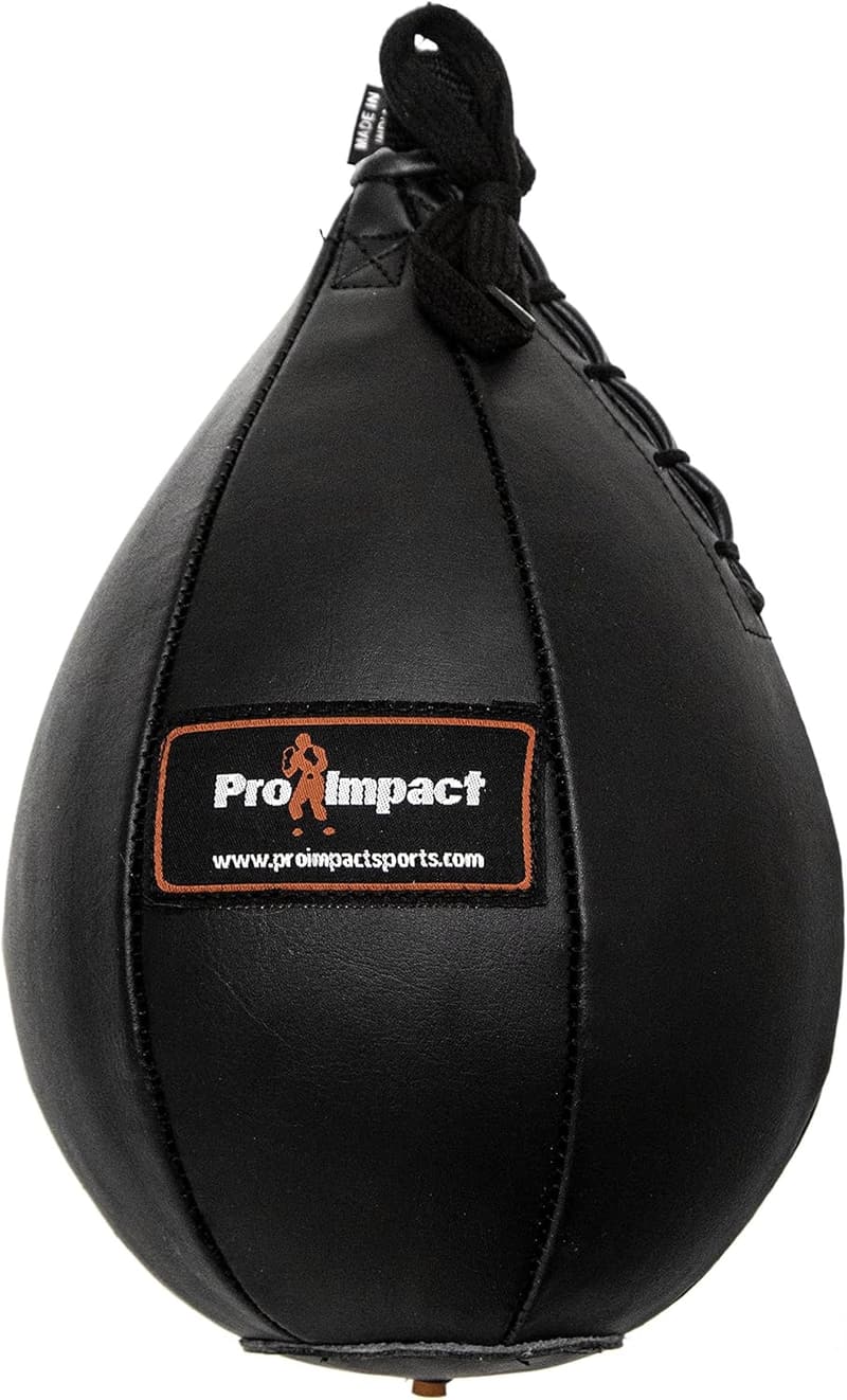 Pear-Shaped Speed Bag - PU Leather Boxing Trainer for MMA & Muay Thai