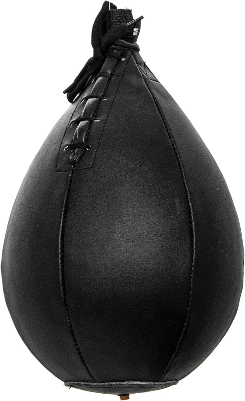 Pear-Shaped Speed Bag - PU Leather Boxing Trainer for MMA & Muay Thai