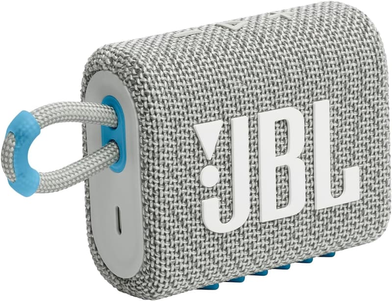 JBL Go 3 Eco - Portable Bluetooth Speaker with Punchy Bass, IP67 Waterproof