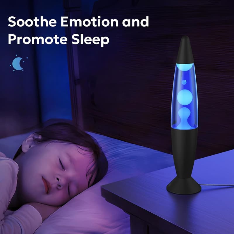 Color-Changing Liquid Motion Lamp with Remote - 16 Inch