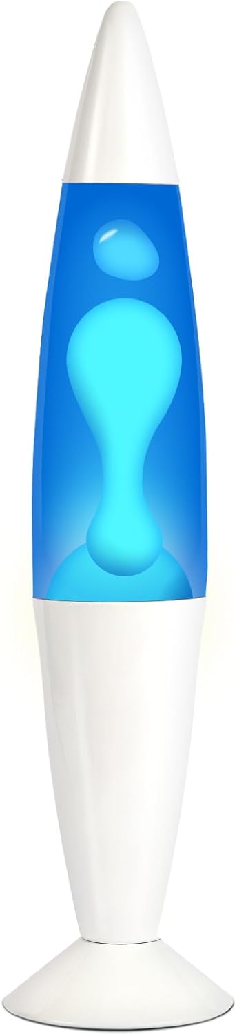 Liquid Motion Night Light - 16-Inch Lamp with Silver Base