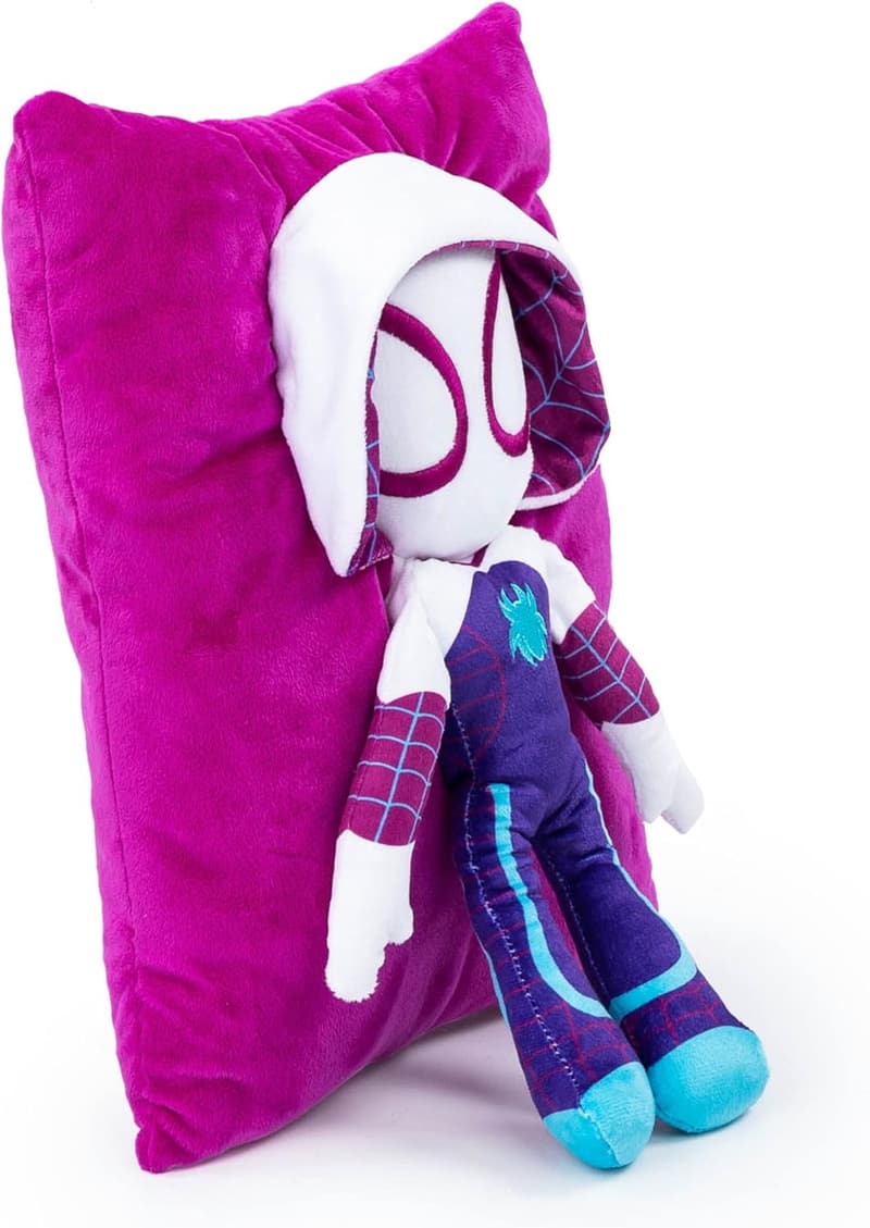 Gwen Ghost Spider 3D Plush Snuggle Pillow – 15 Inches