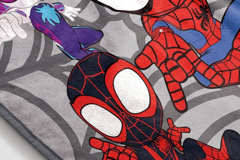 Kids Super Soft Fleece Throw Blanket - Spidey & Friends 50x60