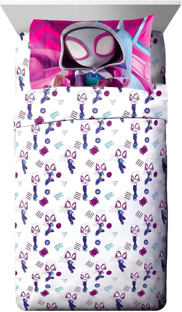 Ghost Spider Gwen Toddler Bedding Set - Soft Microfiber 3-Piece