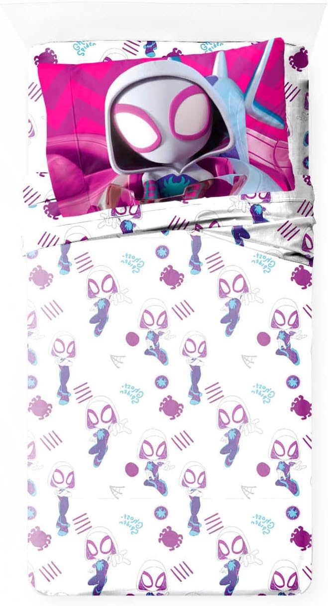 Ghost Spider Gwen Toddler Bedding Set - Soft Microfiber 3-Piece