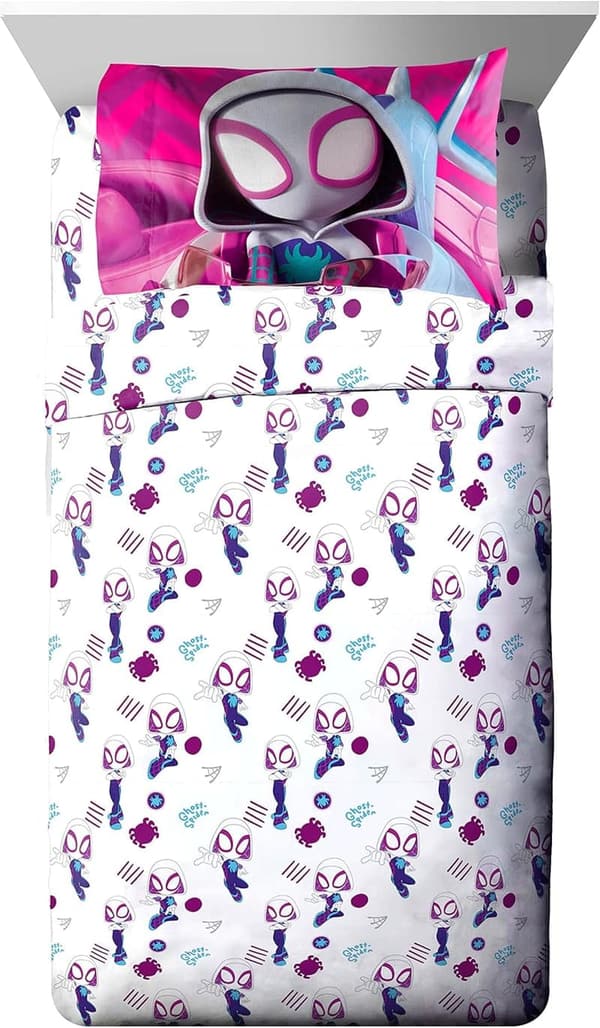 Ghost Spider Gwen 5-Piece Twin Bedding Set - Soft Microfiber