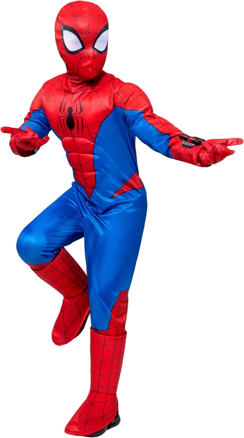 Spider-Man Youth Halloween Costume with Detachable Mask