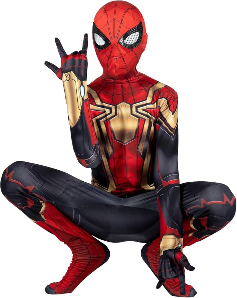 Spider-Man Youth Deluxe Zentai Costume - Stretch Spandex