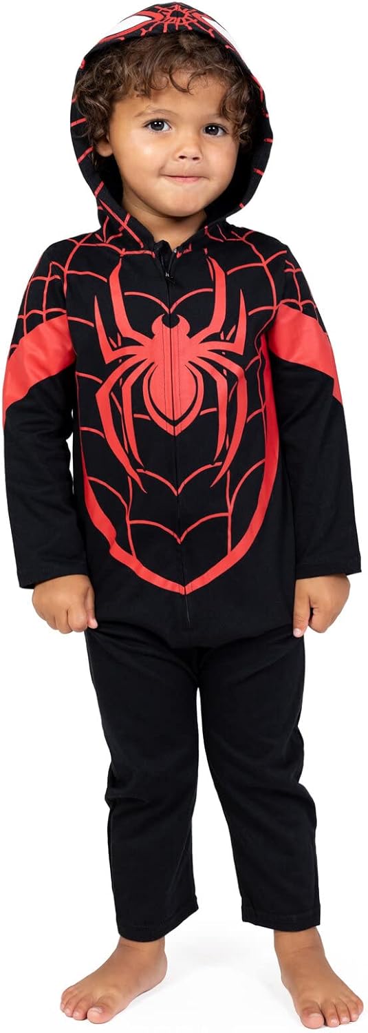 Spider-Man Venom Iron Man Cosplay Zip-Up for Kids
