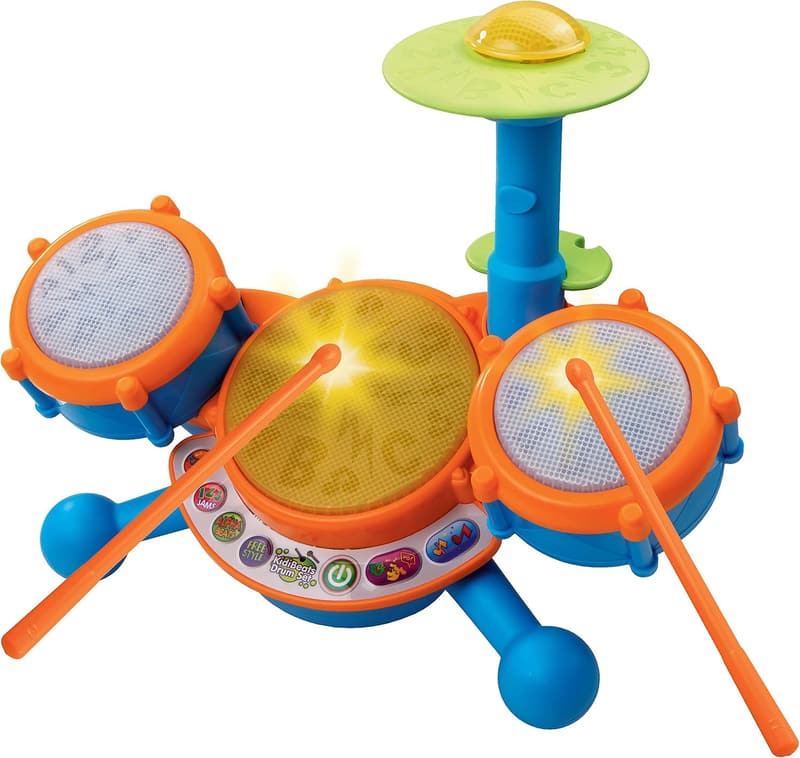 VTech KidiBeats Drum Set - Frustration-Free Packaging
