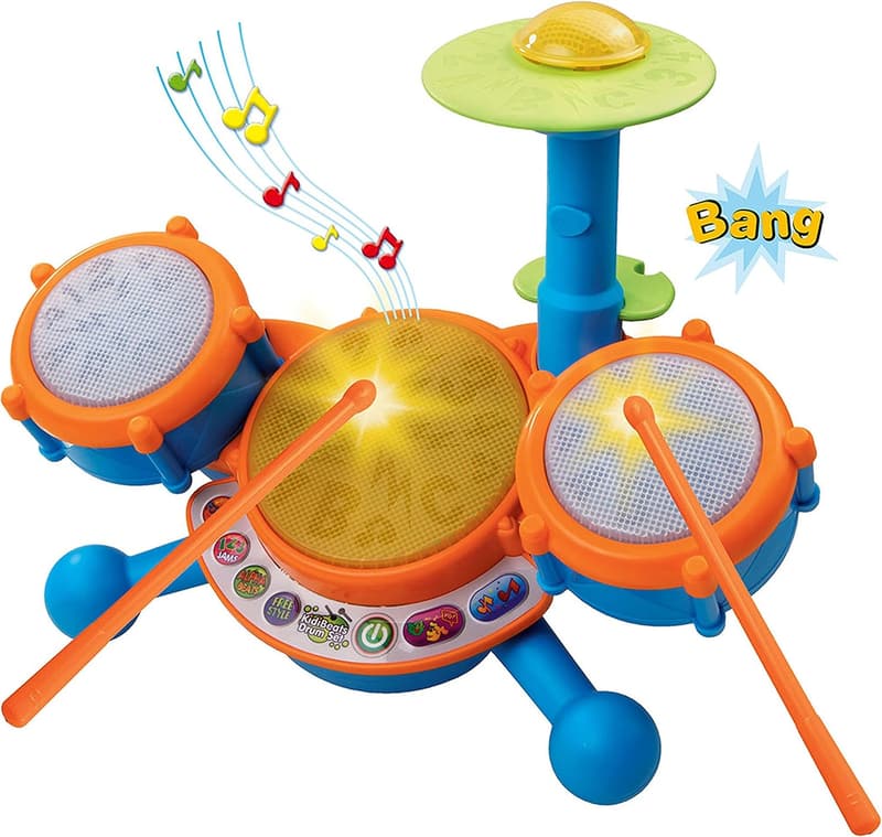 VTech KidiBeats Drum Set - Frustration-Free Packaging