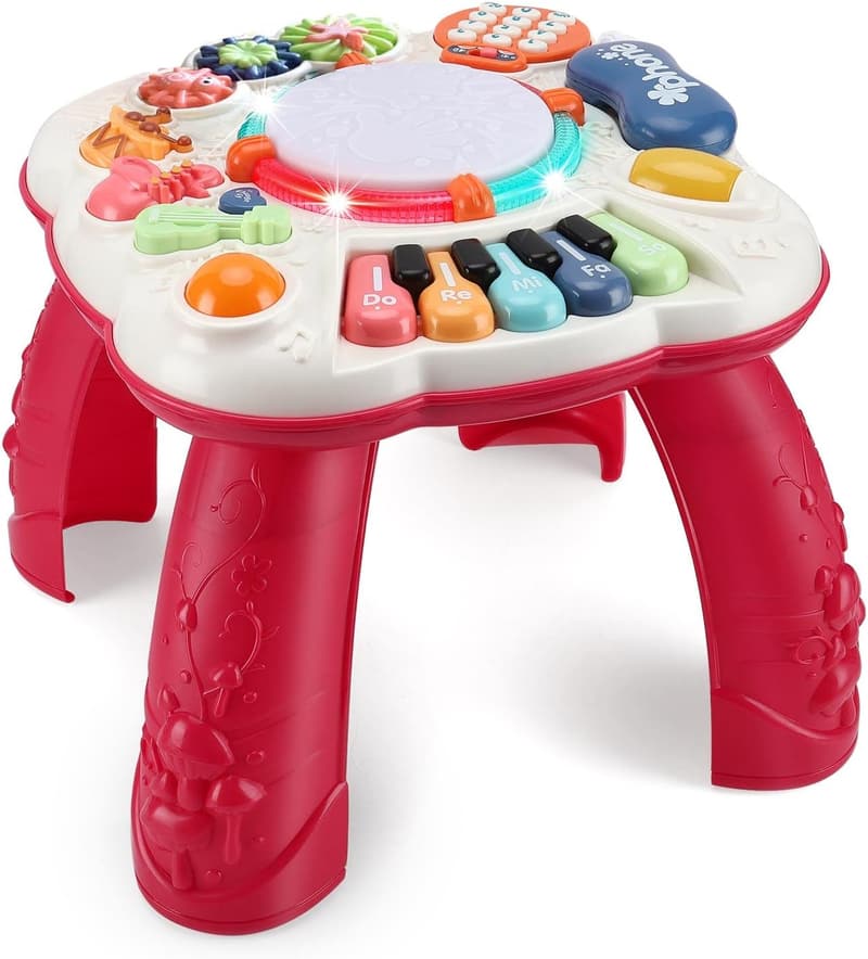 Musical Activity Table for 1-Year-Old Boys and Girls