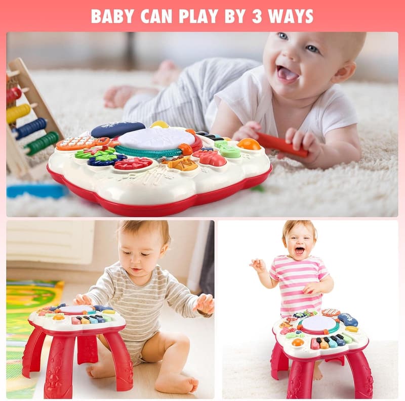 Musical Activity Table for 1-Year-Old Boys and Girls