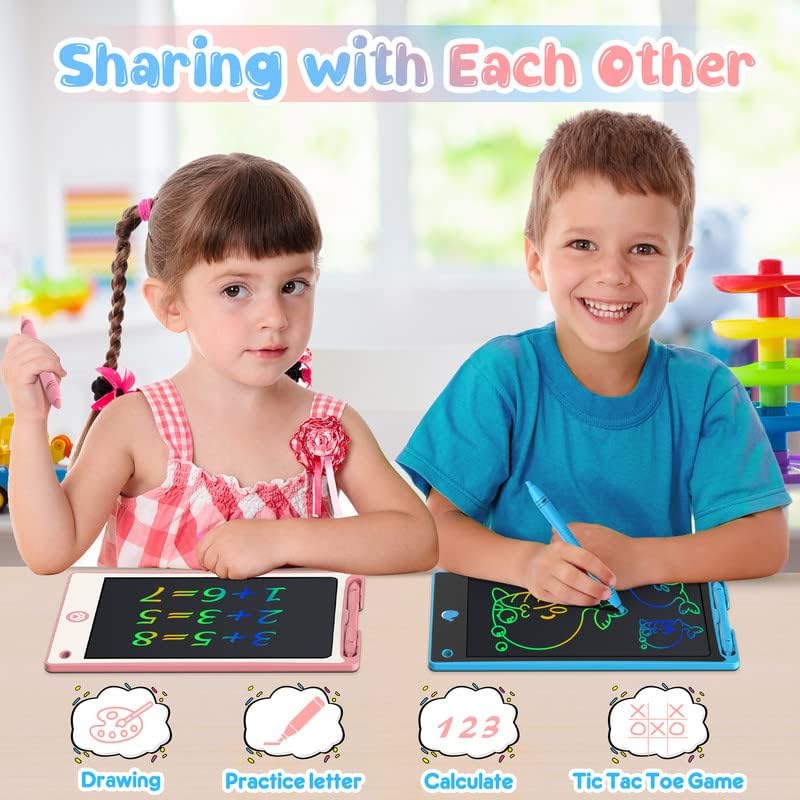 LCD Writing Tablet for Kids, 8.8 Inch Magnetic Doodle Pad
