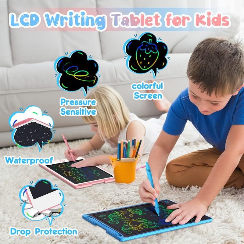 LCD Writing Tablet for Kids, 8.8 Inch Magnetic Doodle Pad