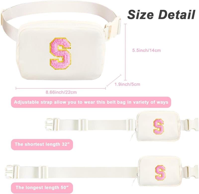 Personalized Birthday Fanny Pack Gift for Girls Ages 4-13