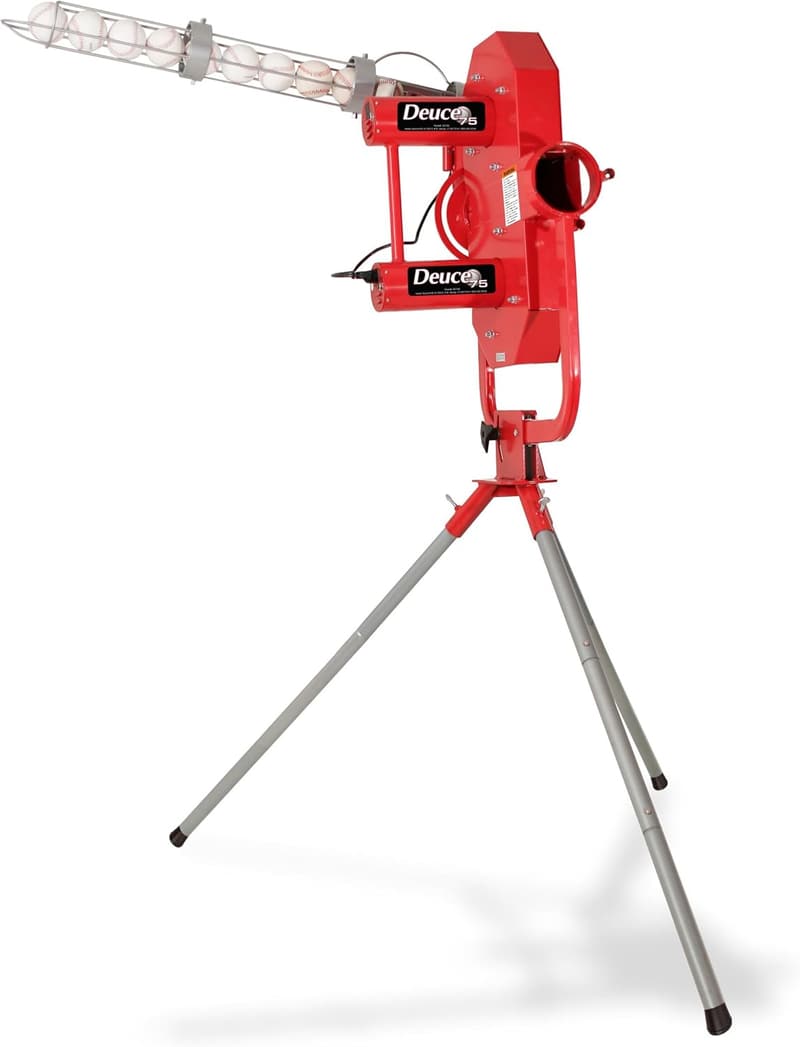 Heater Sports Deuce Baseball Pitching Machine with Automatic Feeder