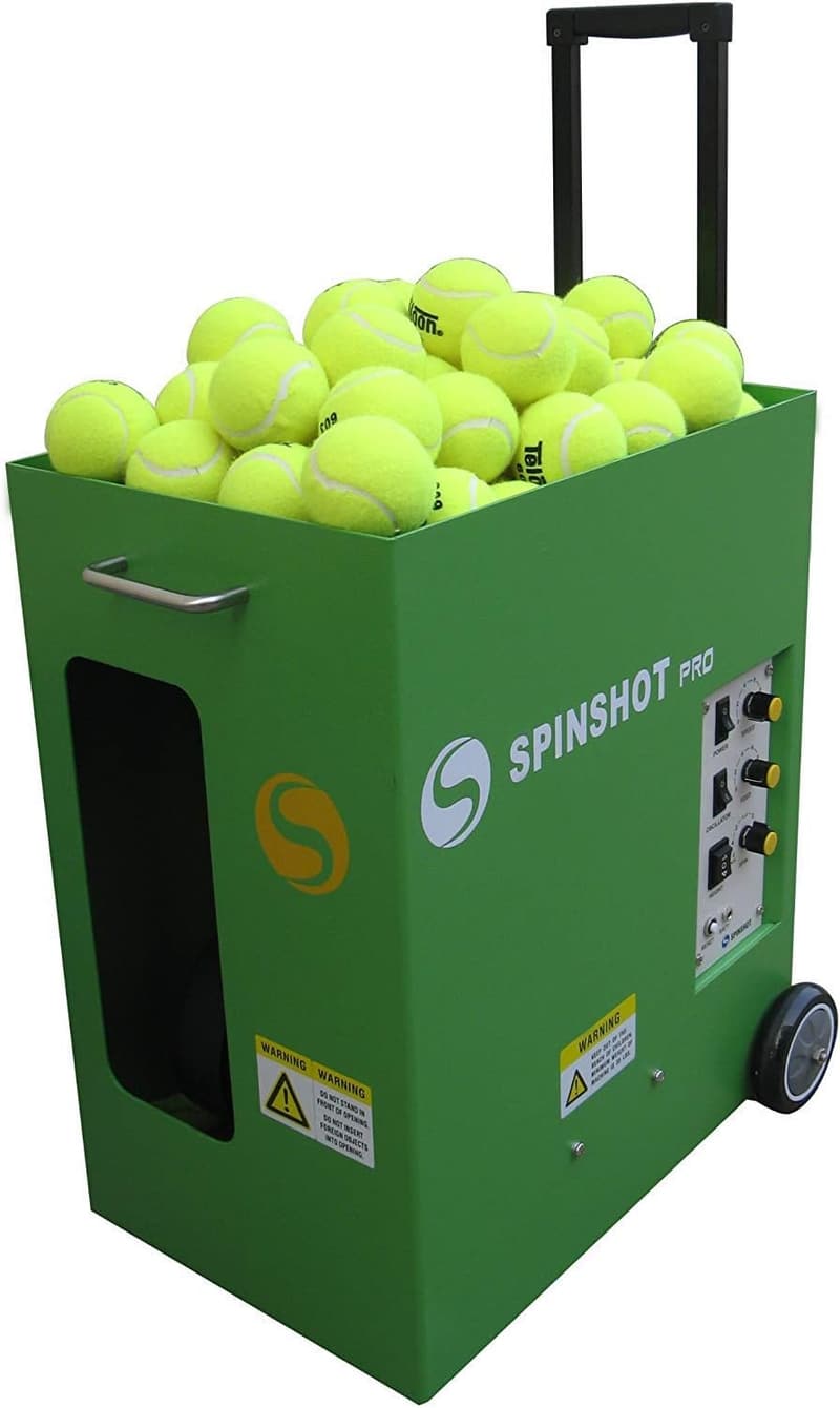 Spinshot Pro Tennis Ball Machine - User-Friendly Model