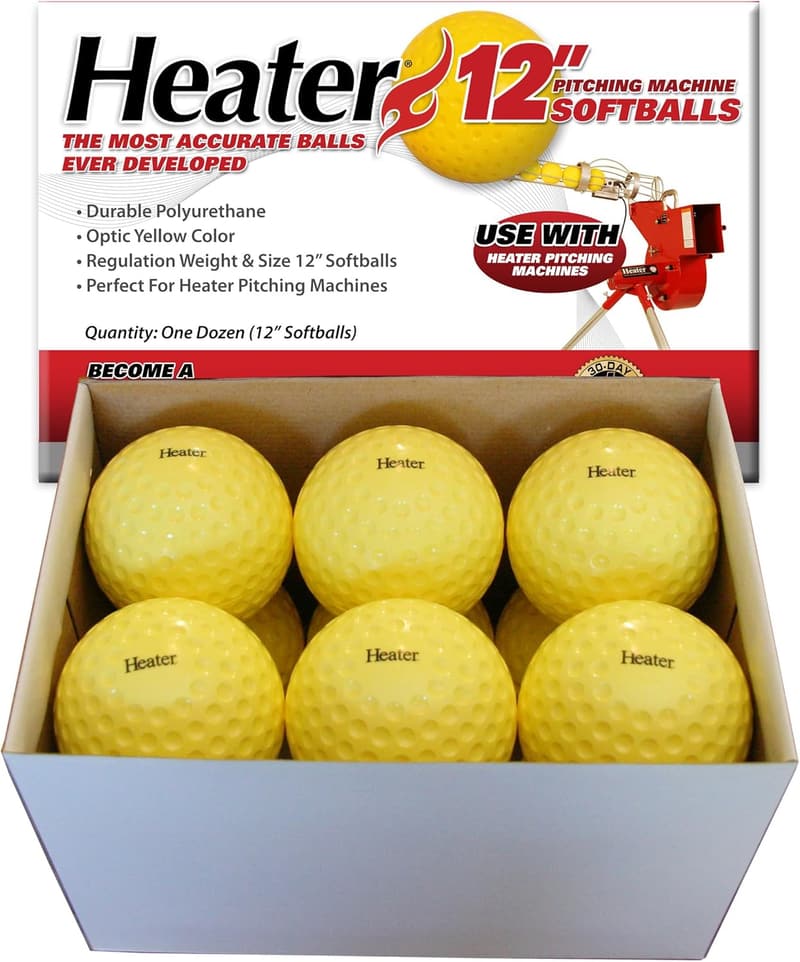 12 Inch Accurate Softballs - 1 Dozen for Practice and Training