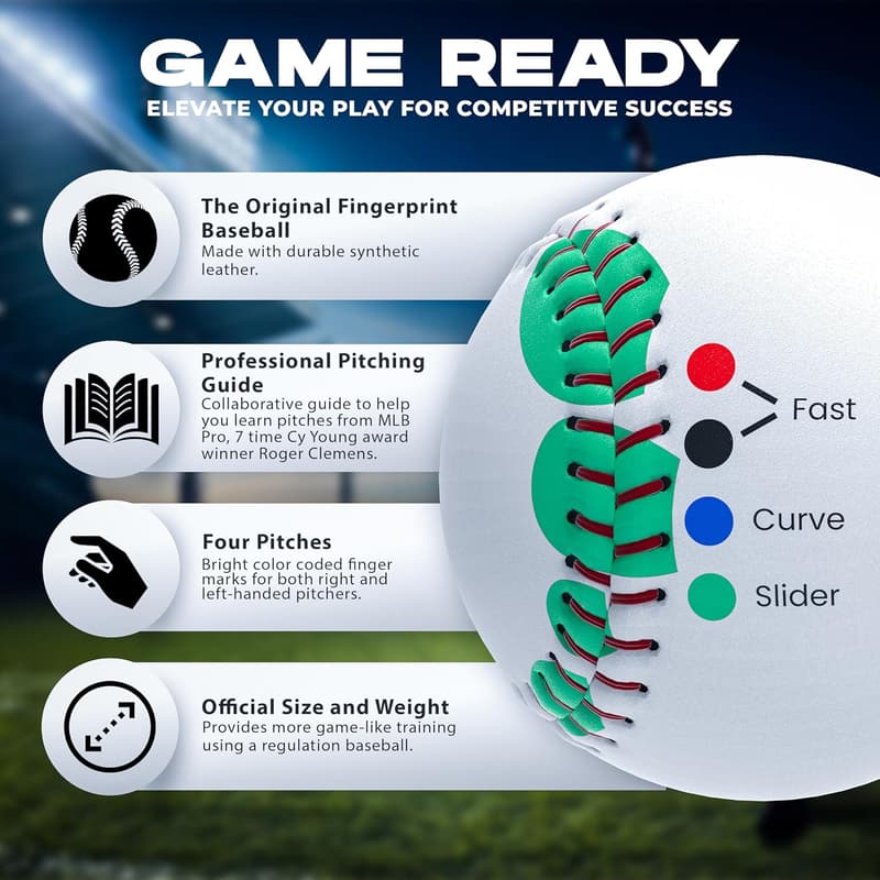 Roger Clemens Pitching Trainer with Color-Coded Marks & Guide