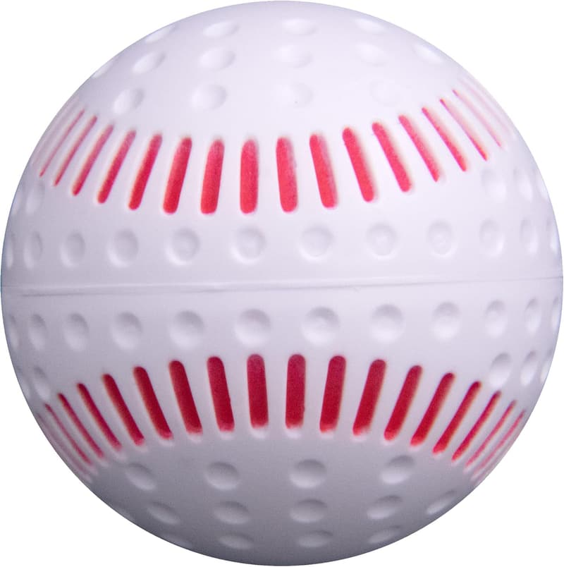 Baden White Dimpled Baseballs - 12-Pack for Consistent Training