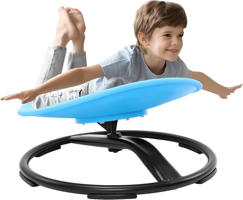 Sensory Swivel Chair for Autistic Kids - Blue