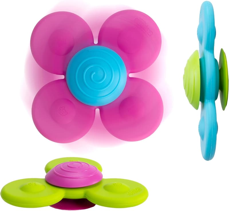 Whirly Squigz Silicone Spin Toys for Kids 10 Months+