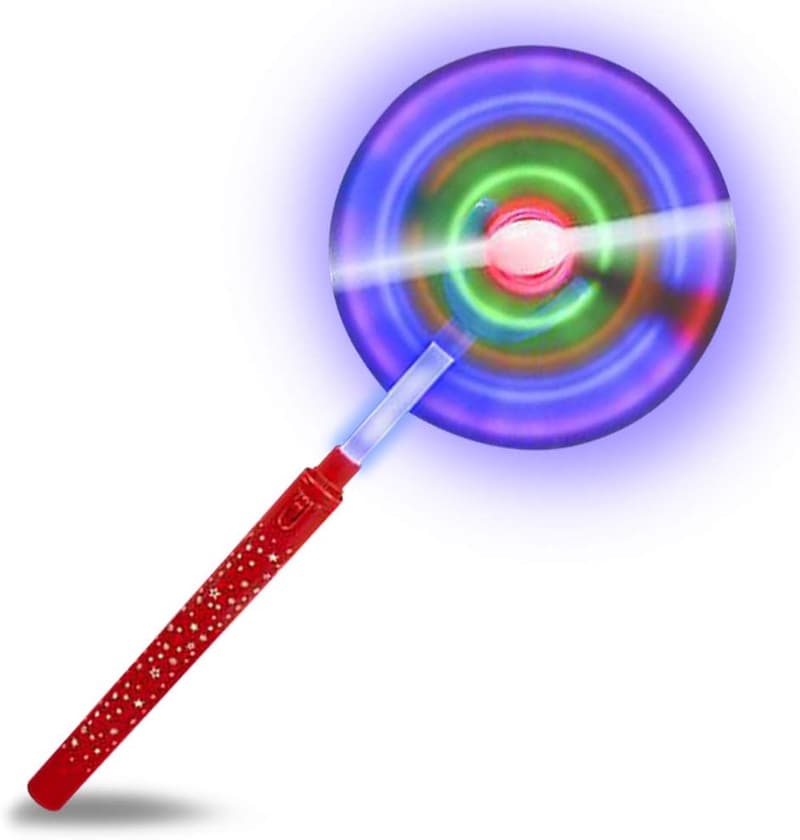 LED Spinning Wand Toy - Fun Party Favor for Kids