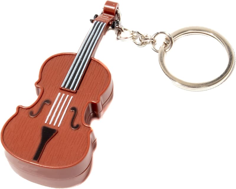 Pocket-Sized Tiny Violin Keychain - Exclusive Mr. Krabs Design