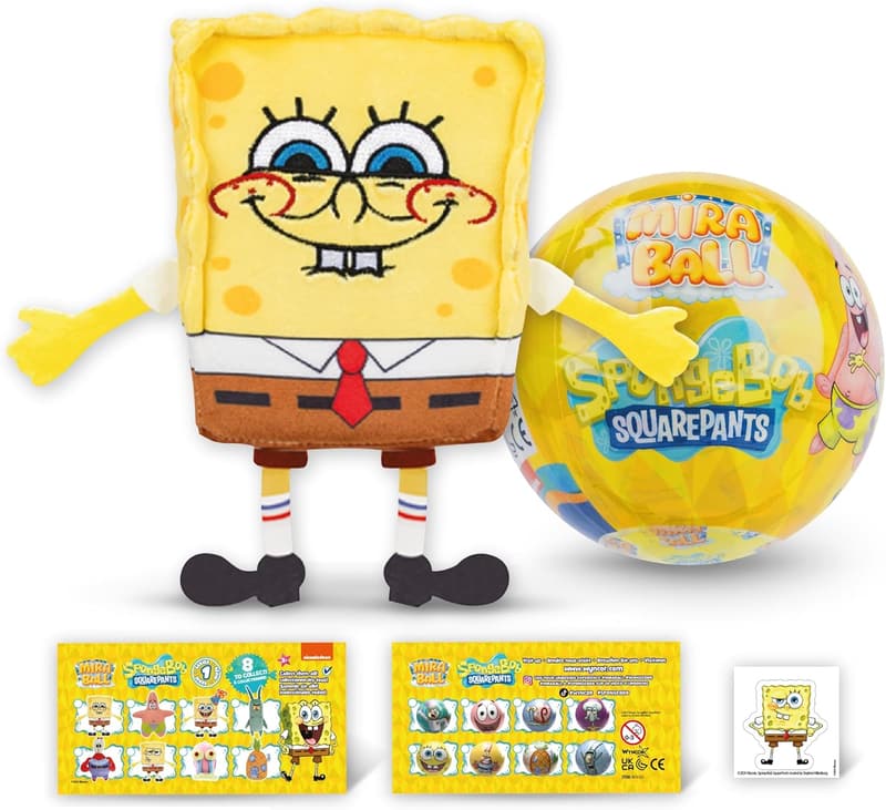 SpongeBob Mystery Expandable Plush Toy - Limited Edition for Kids 3+