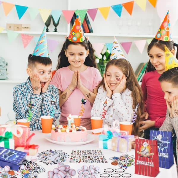 Baseball Birthday Party Favors - 146 Pcs Goodie Bags & Toys