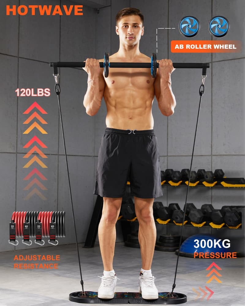 20-in-1 Portable Fitness Equipment Set for Home Workouts