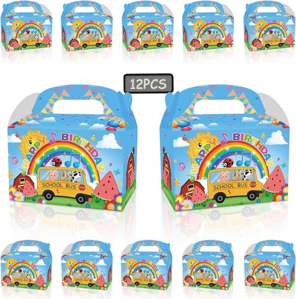 Cartoon Melon Birthday Party Supplies for Kids - 12pcs Set