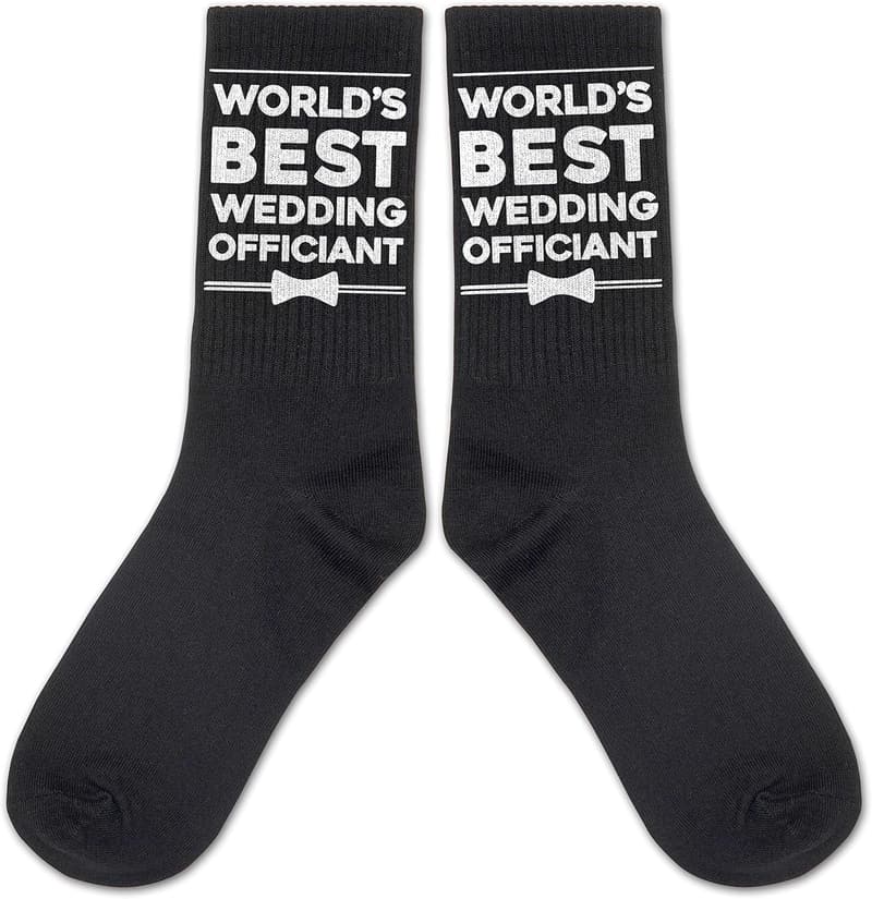 Wedding Officiant Socks - Ideal Proposal Gift for Weddings