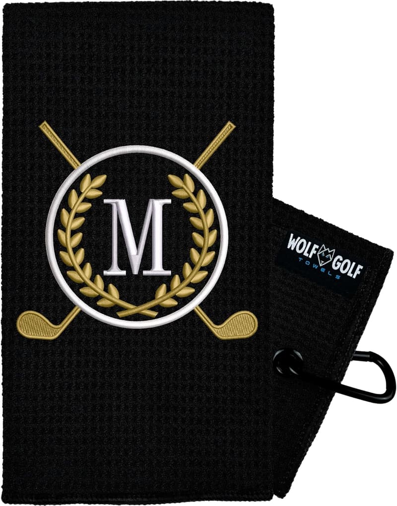 Personalized Monogrammed Golf Towels for Men and Women