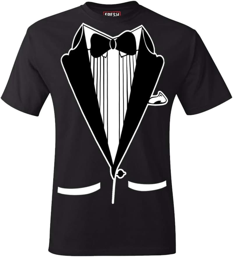 Vintage Tuxedo Humor Tee for Parties - Unisex