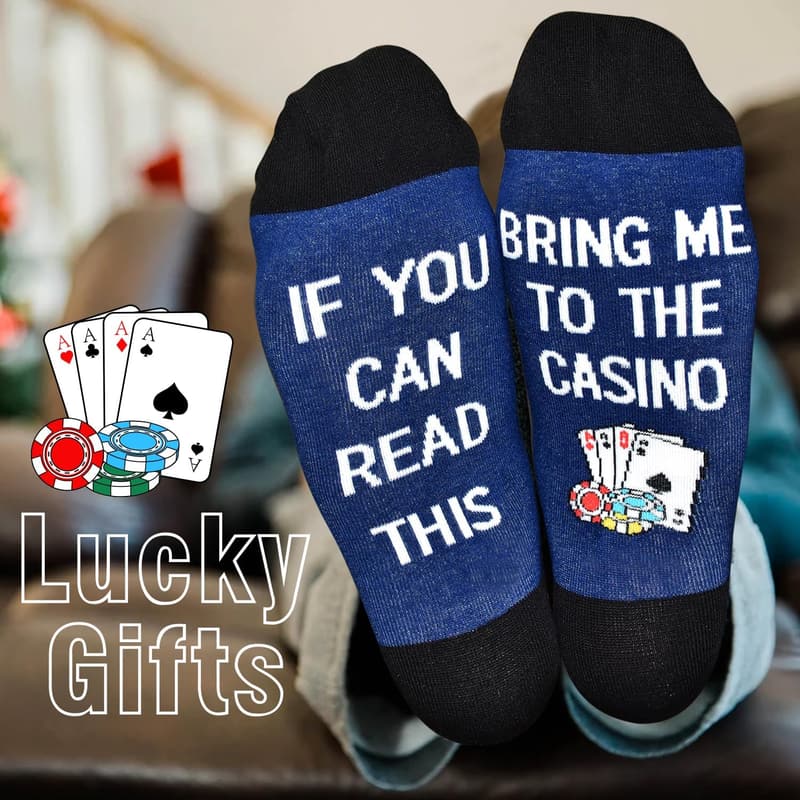 Novelty Crew Socks with Funny Sayings for Men and Teens