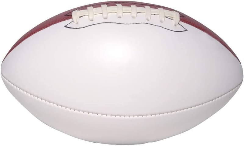 Official Size 3 Autograph Football with Two White Panels