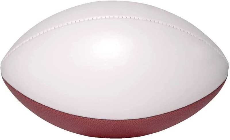 Official Size 3 Autograph Football with Two White Panels