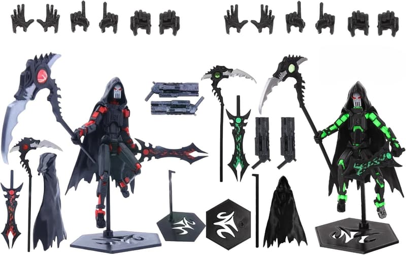T13 Devil's Scythe Action Figures - 2Pcs 3D Printed Movable