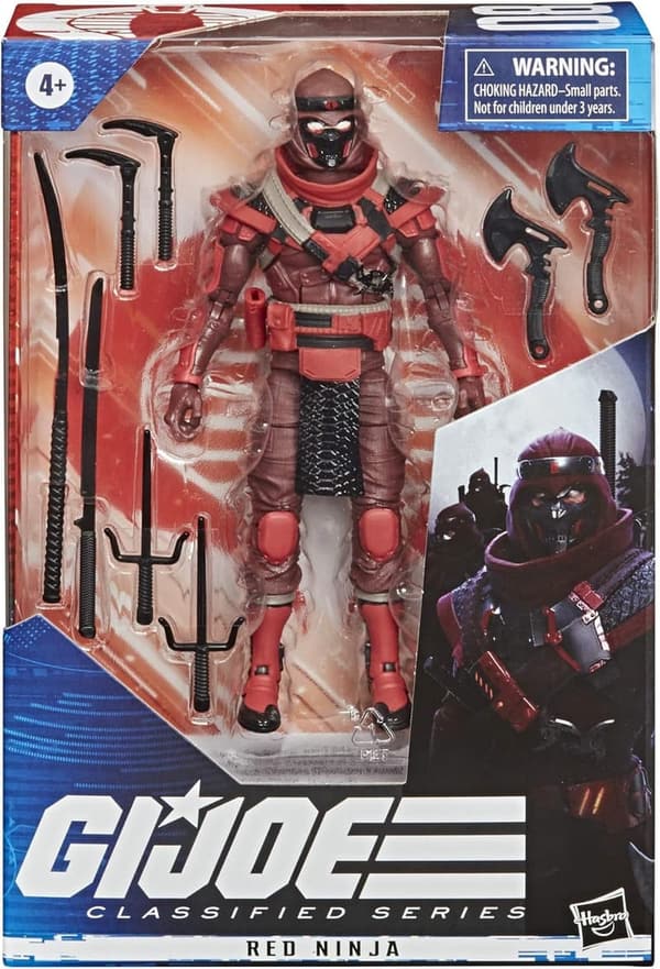 G.I. Joe Classified Red Ninja Action Figure with Accessories