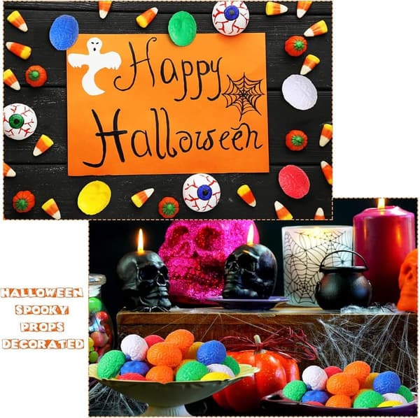 Halloween Brain Stress Balls - 30 Pcs Sensory Grip Toys