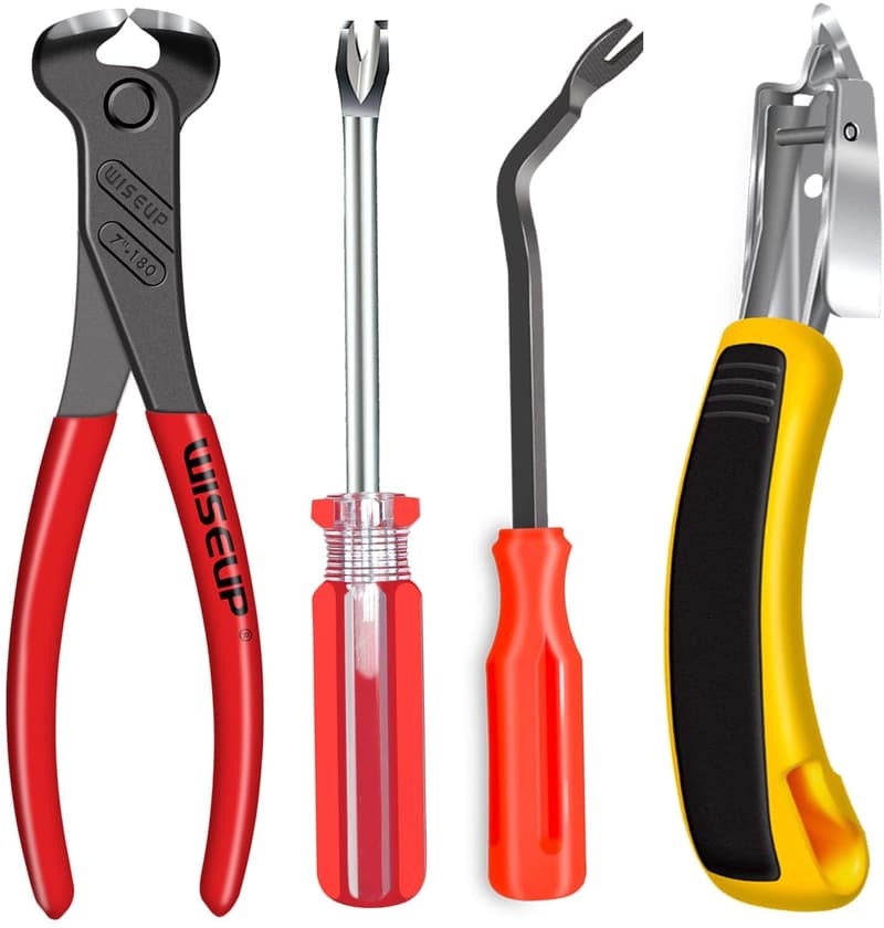 Upholstery Staple Remover Tool Set for Furniture & Carpet