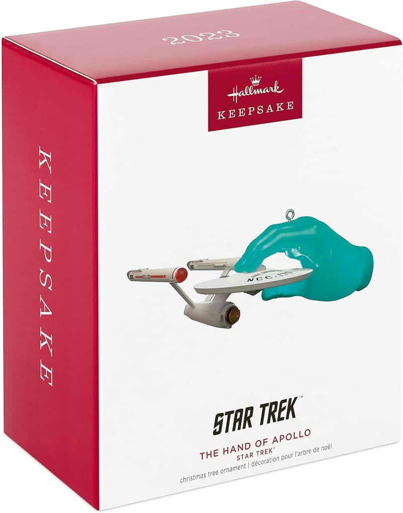 Star Trek Apollo Hand Christmas Ornament 2023 for Trekkies