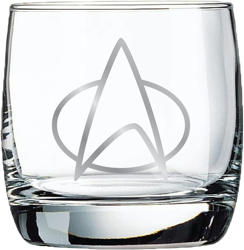 Star Trek Collectible Whiskey Glass Set - 2 x 10 oz.