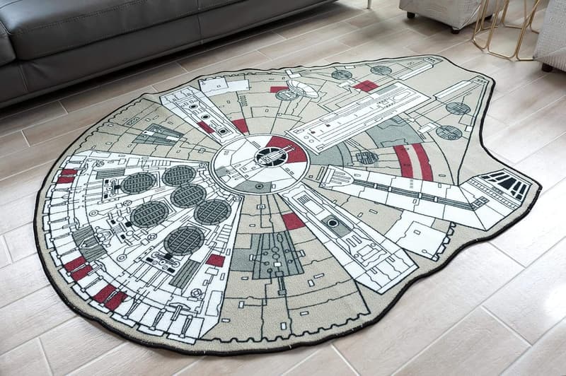 Star Wars Han Solo Millennium Falcon Area Rug, 59x79 Inches