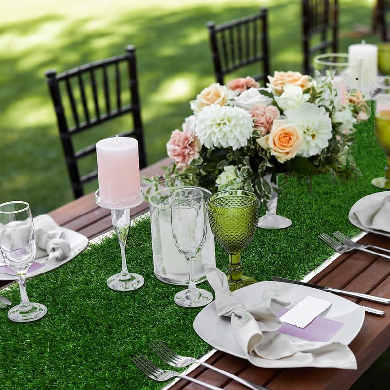 Golf Theme Artificial Turf Table Runner - 12