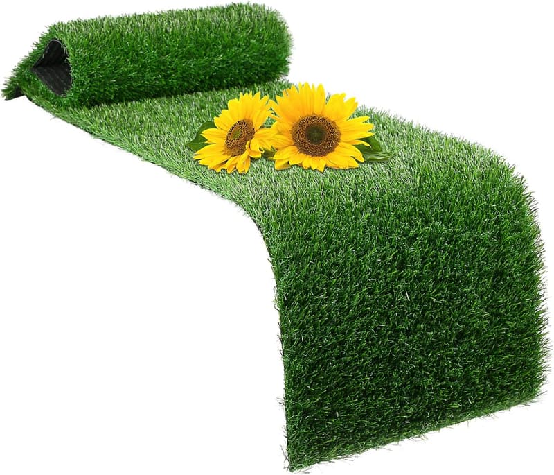 Golf Theme Artificial Grass Table Runner, 12 x 108 Inch