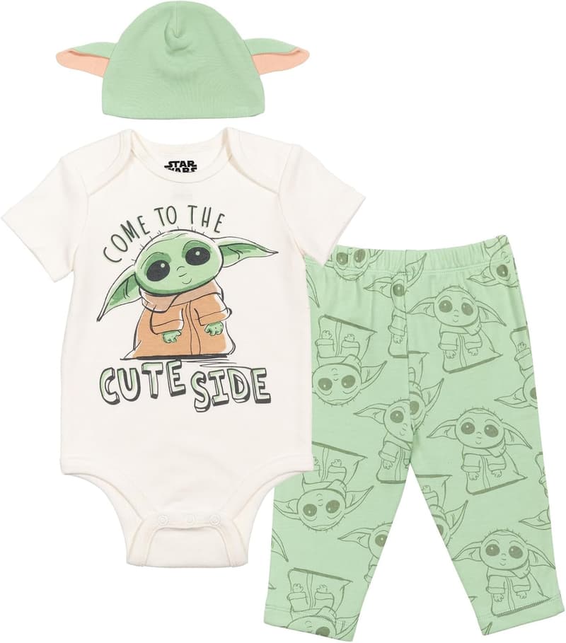 Star Wars Chewbacca & Darth Vader 3-Piece Infant Outfit Set