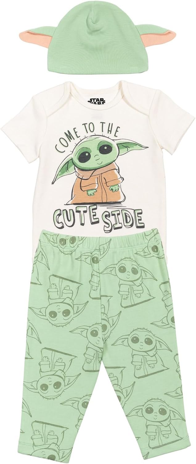 Star Wars Chewbacca & Darth Vader 3-Piece Infant Outfit Set